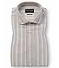 Modern Fit Sand White Burgos Striped Shirt