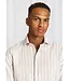 Modern Fit Sand White Burgos Striped Shirt