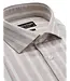 Modern Fit Sand White Burgos Striped Shirt