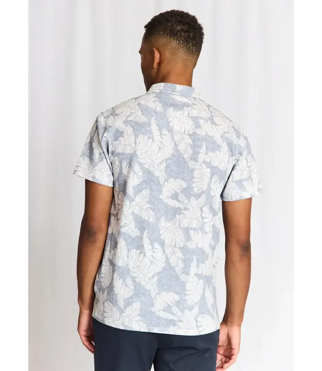 Blue Floral Hydra Polo