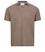 Mink Self Striped Santino Polo
