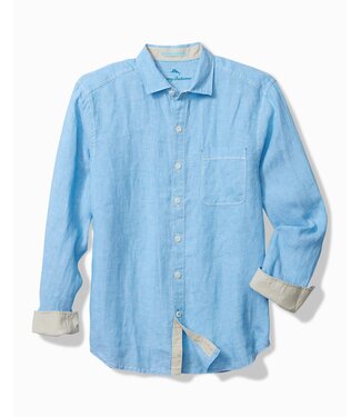 TOMMY BAHAMA Classic Fit Glass Bead Blue Paradise Breezer Shirt