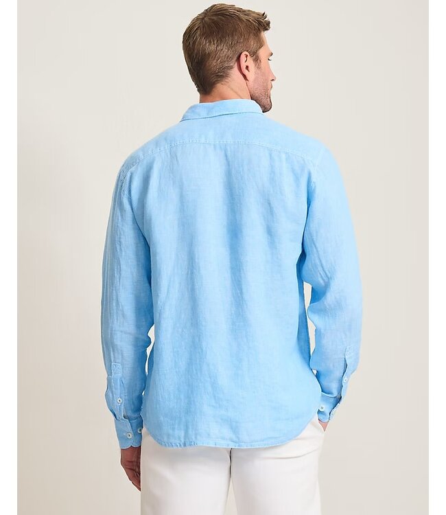Classic Fit Glass Bead Blue Paradise Breezer Shirt