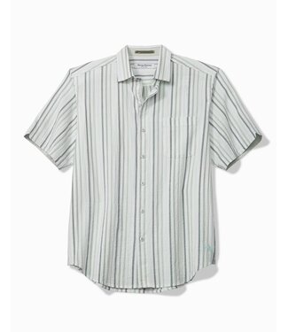 TOMMY BAHAMA Classic Fit Dusty Sage Nova Wave Stripe Shirt