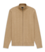 Tan Full Zip Sweater