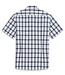 Modern Fit Blue Tan Plaid Shirt
