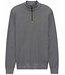 BUGATTI Grey Mix Textured 1/4 Zip