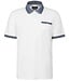 BUGATTI White with Blue Trim Polo