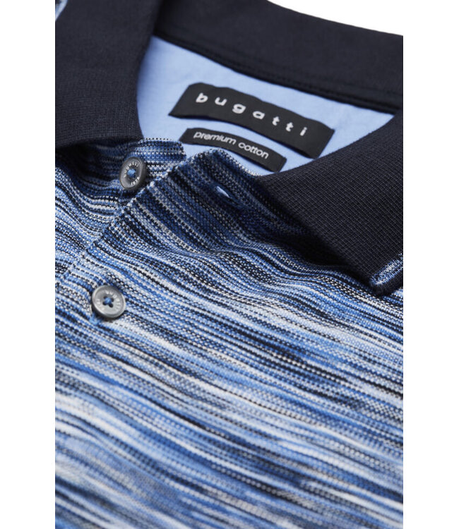 Blue Striped Polo