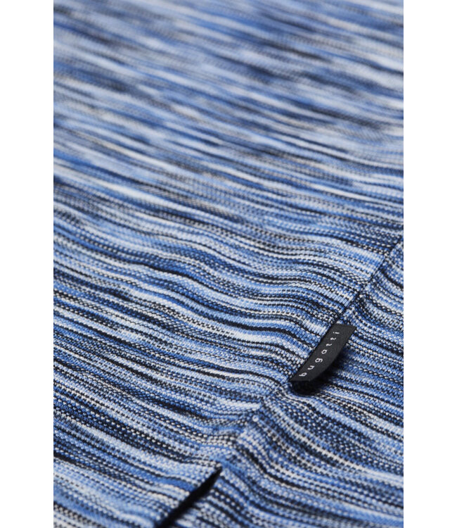 Blue Striped Polo