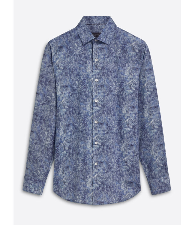 Classic Fit Blue Floral Shirt
