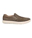 Taupe Tumbled Nubuck Slip-On Shoes