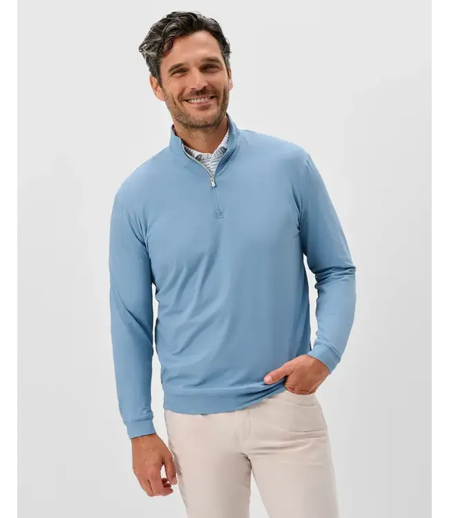 Carbon Fiber Blue Motion 1/4 Zip