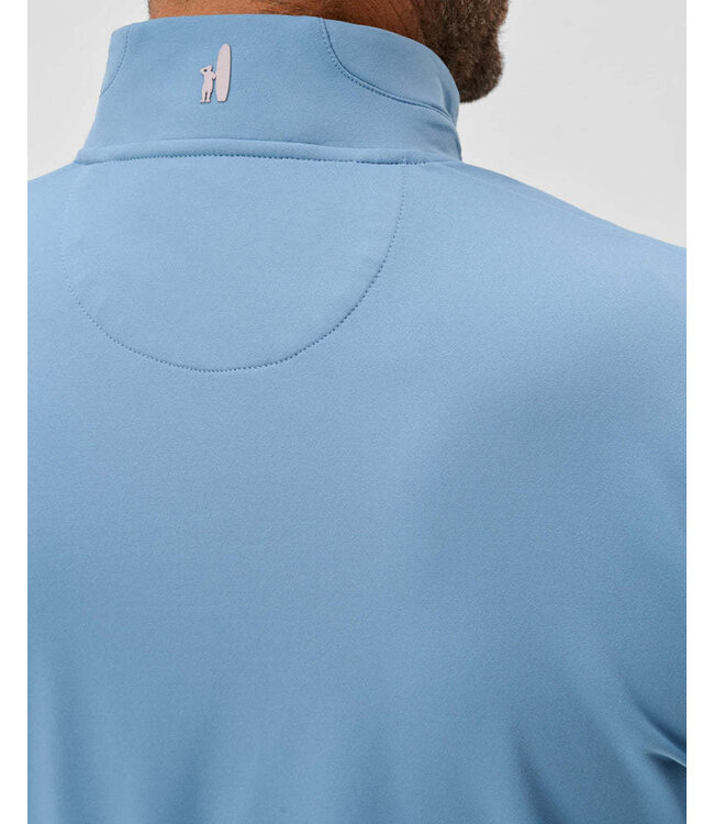 Carbon Fiber Blue Motion 1/4 Zip