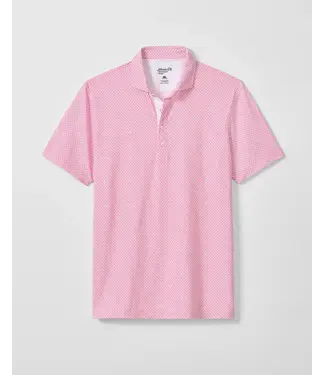 JOHNNIE-O Punch Pink Parson Polo
