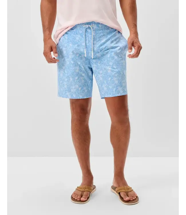 Malibu Blue Swingin Swim Trunks