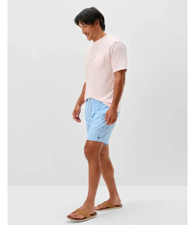 Malibu Blue Swingin Swim Trunks