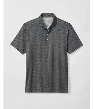 JOHNNIE-O Black Popping Tops Polo