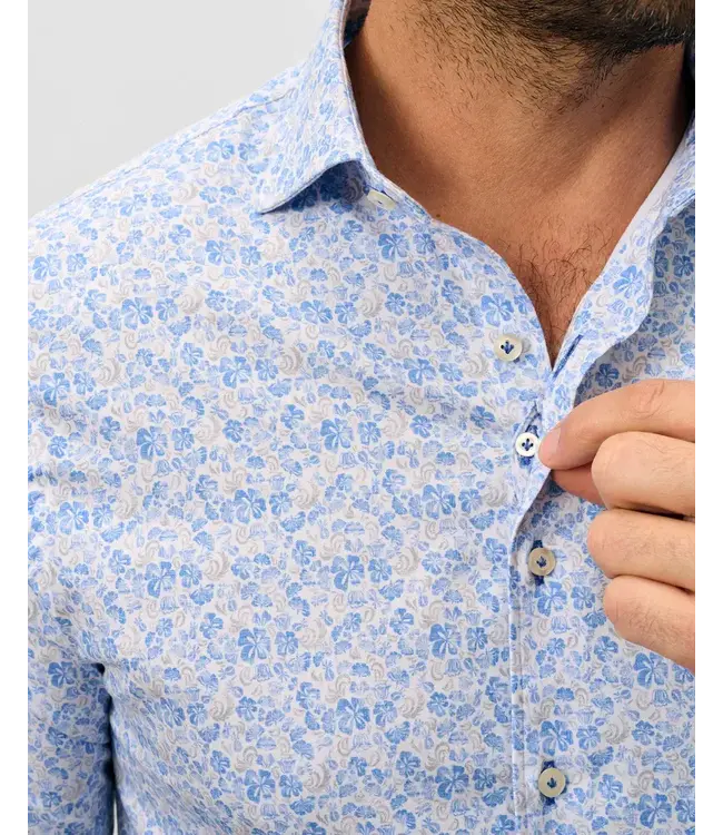 Classic Fit Malibu Blue Filipe Shirt