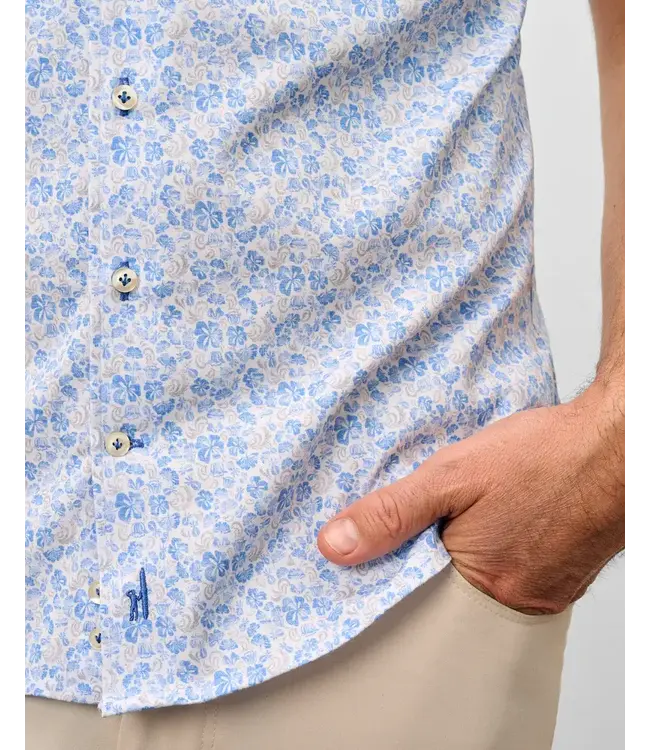Classic Fit Malibu Blue Filipe Shirt