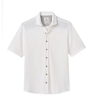 JOHNNIE-O Classic Fit White Surfsucker Shirt