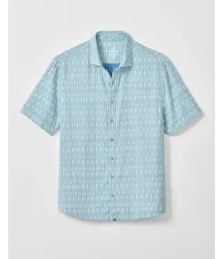 JOHNNIE-O Classic Fit Malibu Blue Beachley Shirt