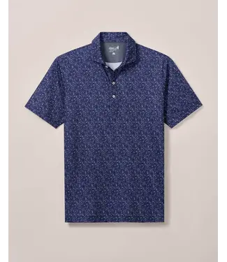 JOHNNIE-O Navy Boggings Polo