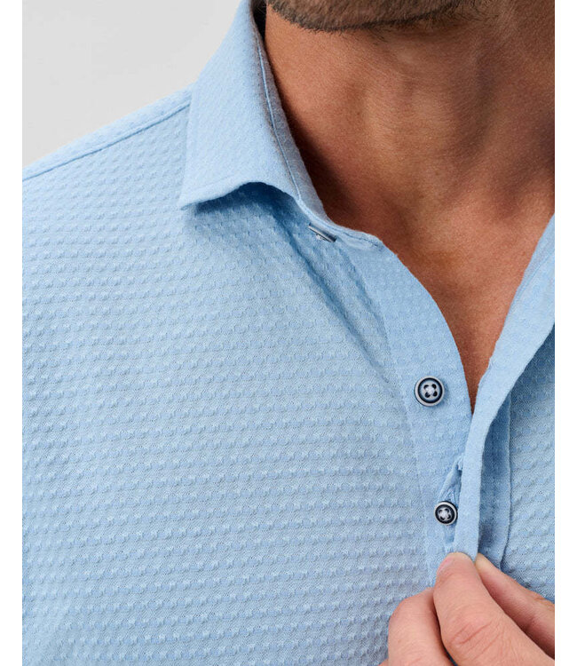 Classic Fit Big Sky Blue Surfsucker Shirt