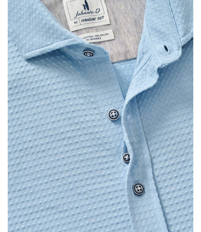 Classic Fit Big Sky Blue Surfsucker Shirt