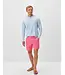 Dahlia Red Scallop Swim Trunks