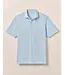 Gulf Blue Striped Lyndonn Polo