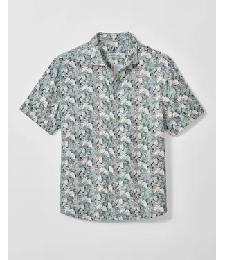 JOHNNIE-O Classic Fit Wake Blue Ragland Shirt