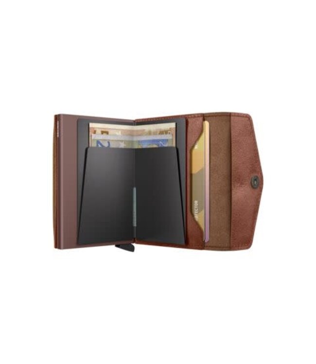 Cognac Vintage Envelope Wallet