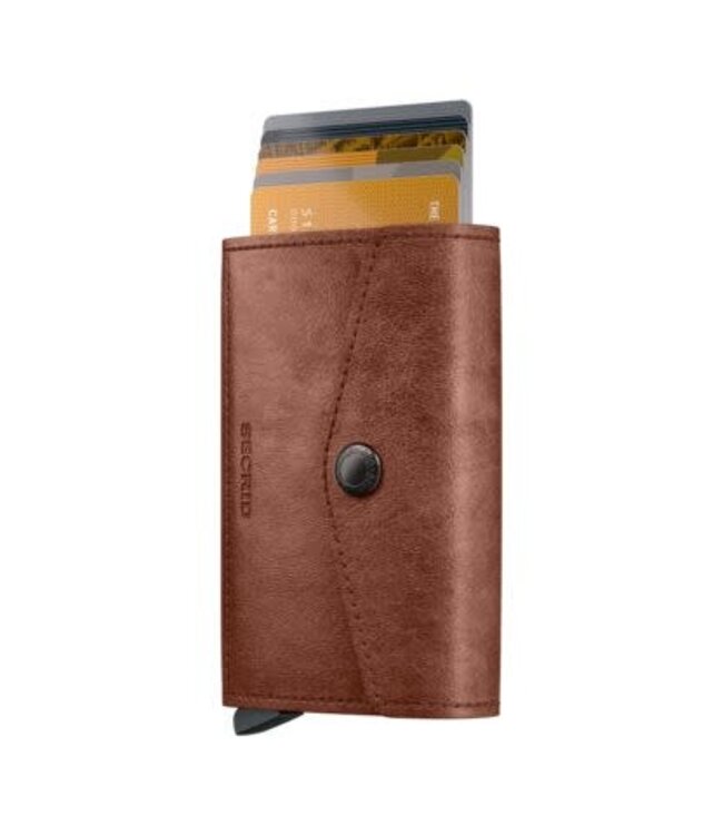 Cognac Vintage Envelope Wallet