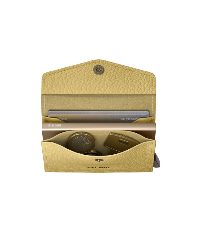 Butter Yellow Pebble Envelope Wallet