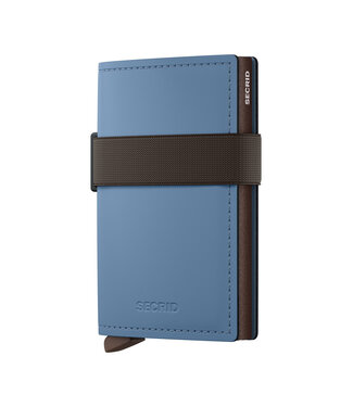 SECRID Steel Blue/Brown Matte Bandwallet