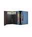 Steel Blue/Brown Matte Bandwallet