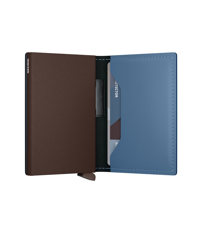 Steel Blue/Brown Matte Bandwallet