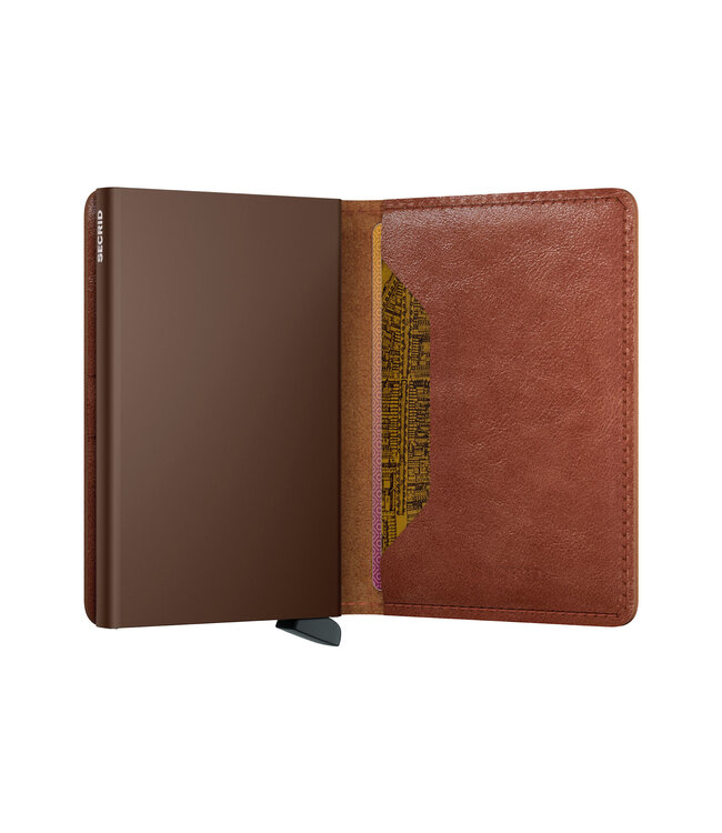 Vintage Cognac-Brown Slimwallet