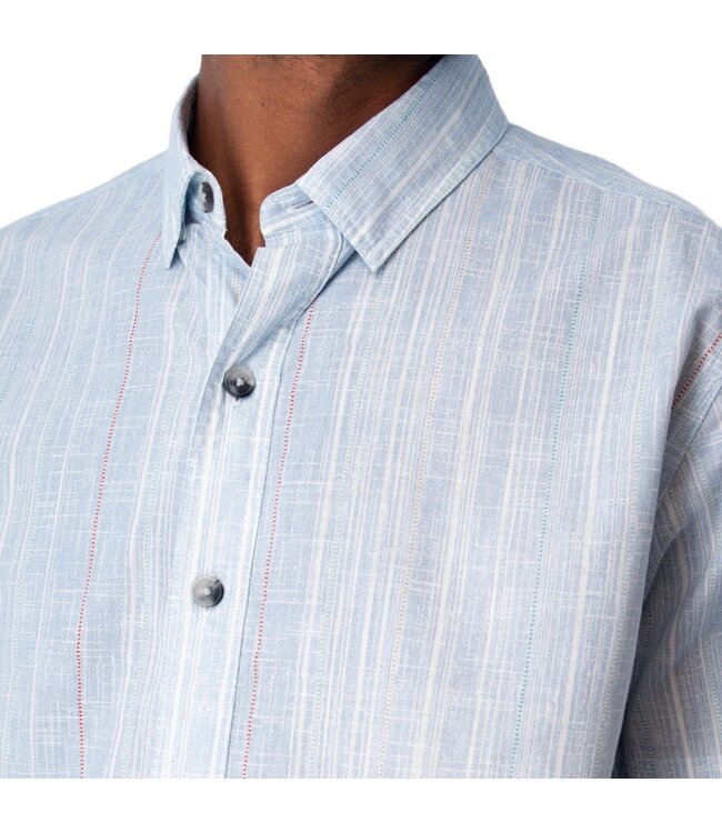 Classic Fit Blue Skies Ethan Striped Shirt