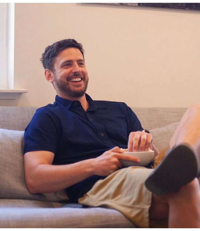 Classic Fit Indigo Jackson Shirt