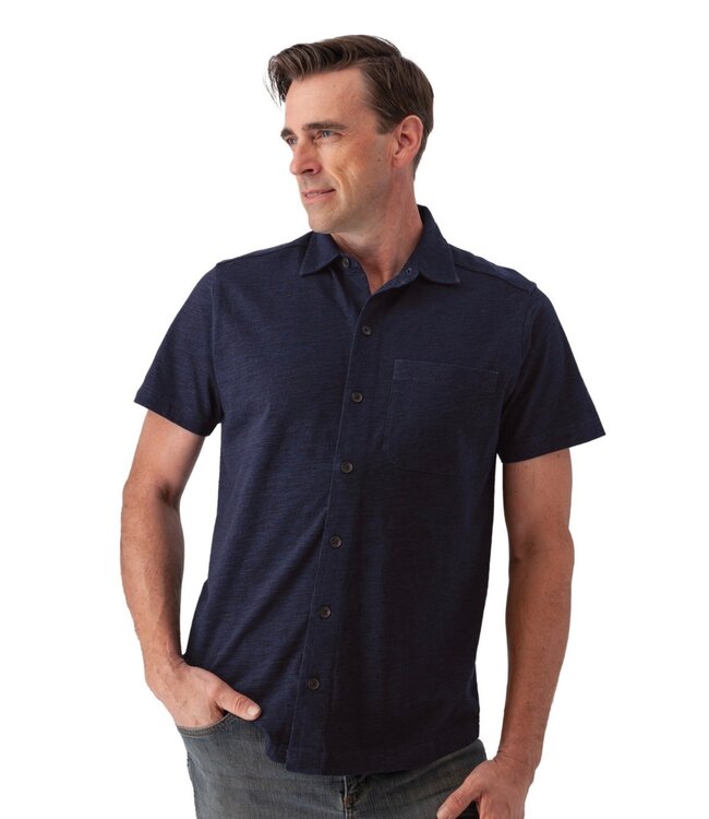 Classic Fit Indigo Jackson Shirt