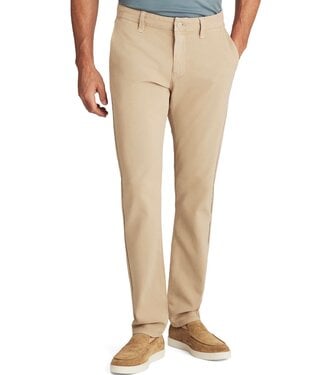 34 HERITAGE Slim Fit Mushroom Flat Front Pants