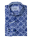 7 DOWNIE Modern Fit Purple Large Print Shirt