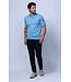 Blue Johnnie Collar Verona Polo