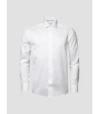 ETON Super Slim Fit White Twill Shirt