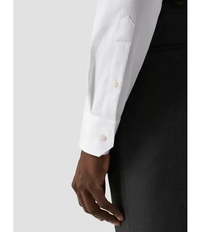 Super Slim Fit White Twill Shirt