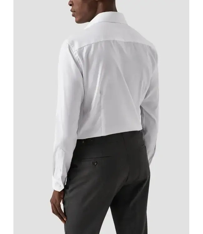 Super Slim Fit White Twill Shirt