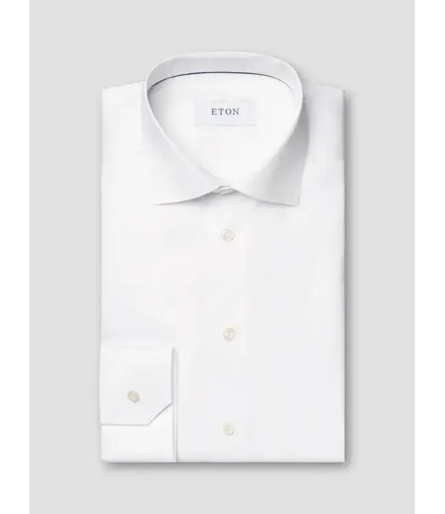 Super Slim Fit White Twill Shirt