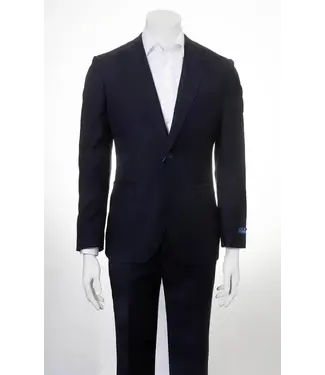 PAUL BETENLY Modern Fit Midnight Navy Super 100s Suit